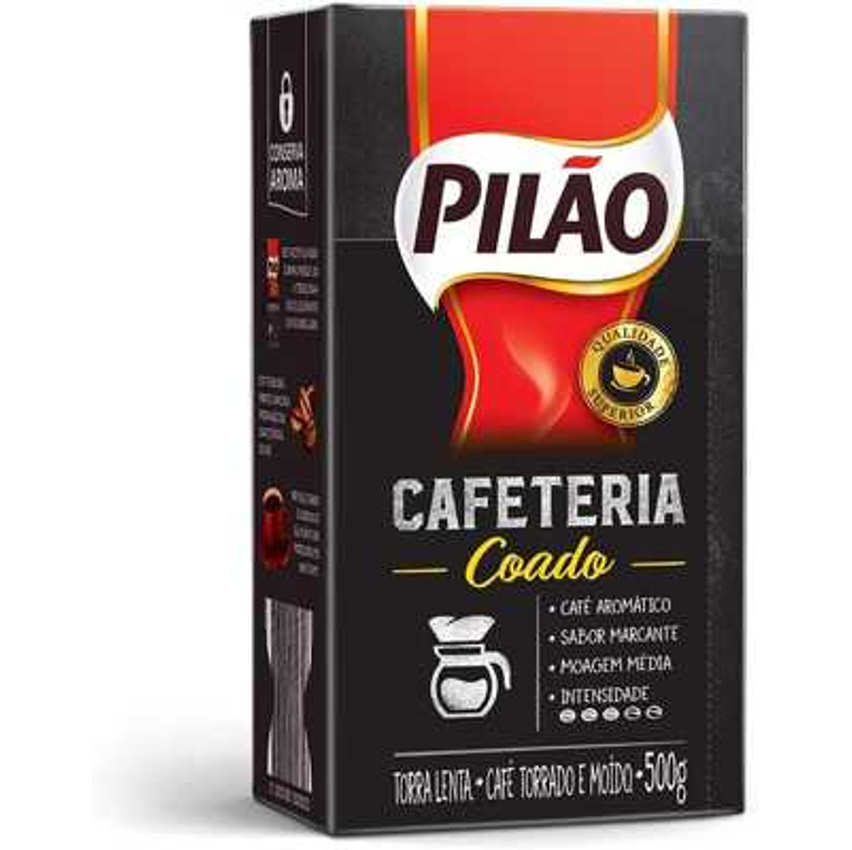 Pilão Café Torrado e Moído Coado Vácuo 500g