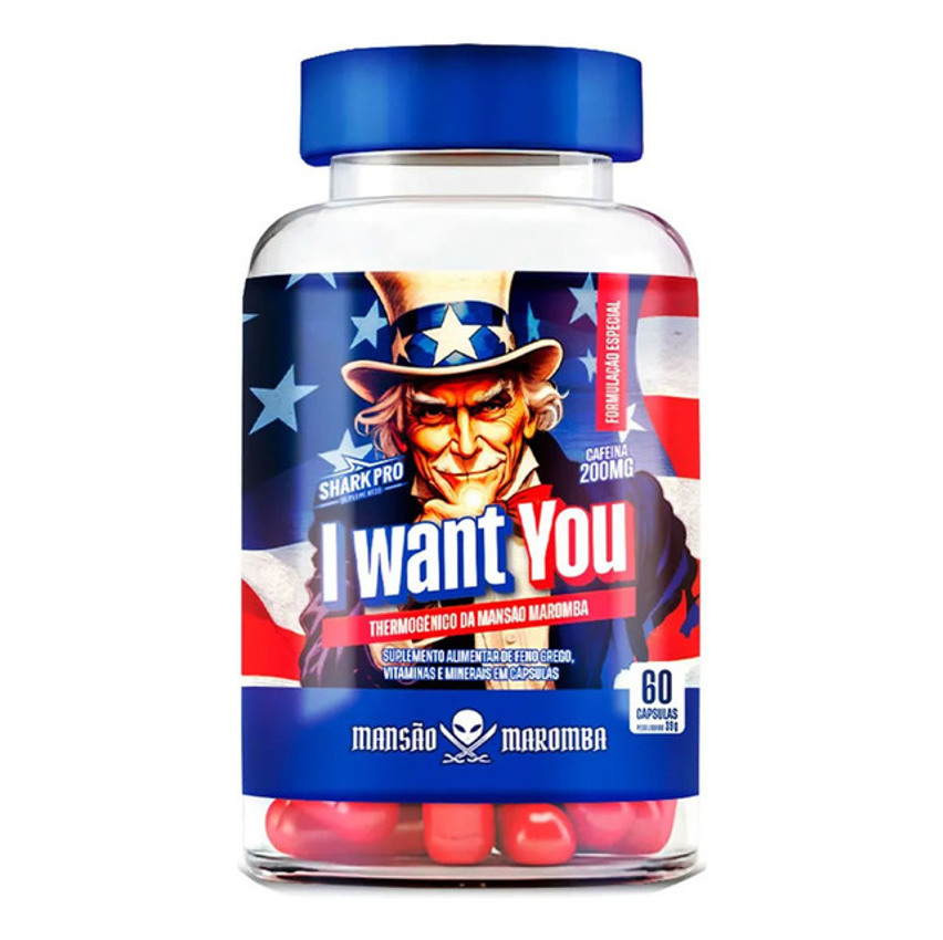 I Want You Mansão Maromba - 60 Cápsulas - Shark Pro