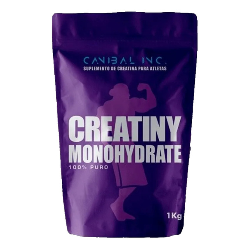 Creatina Monohidratada 1kg Refil 100% Puro - Canibal Inc