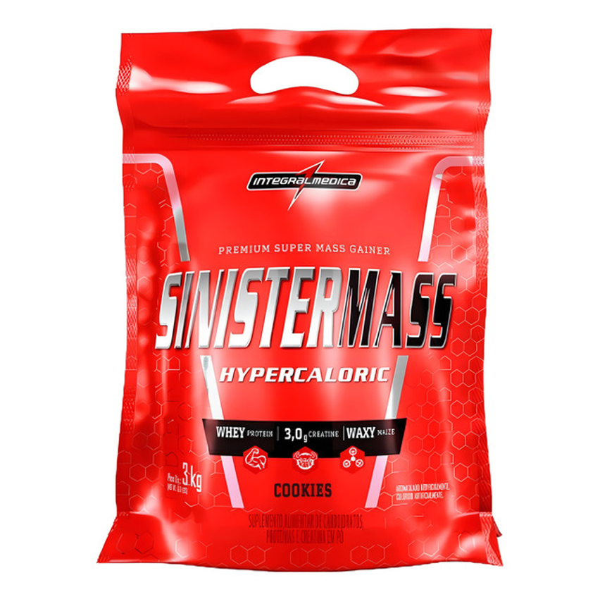 Sinister Mass Hypercaloric 3kg Integralmédica Sabor:cookies