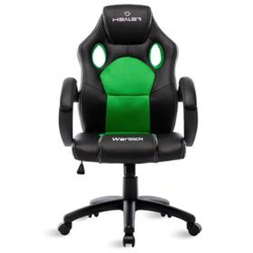 Cadeira Gamer Preta Healer Warlock Reclinável Giratória