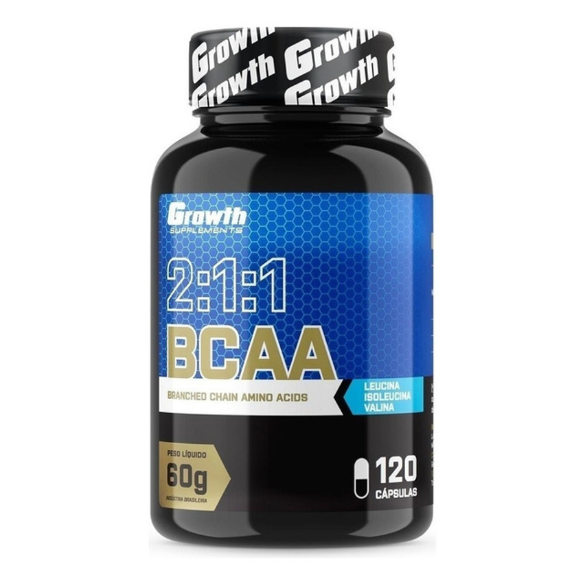 Bcaa - Growth Supplements - 120 Caps
