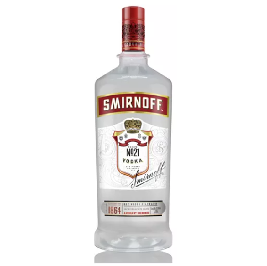 Vodka Destilada Smirnoff Garrafa 1,75l