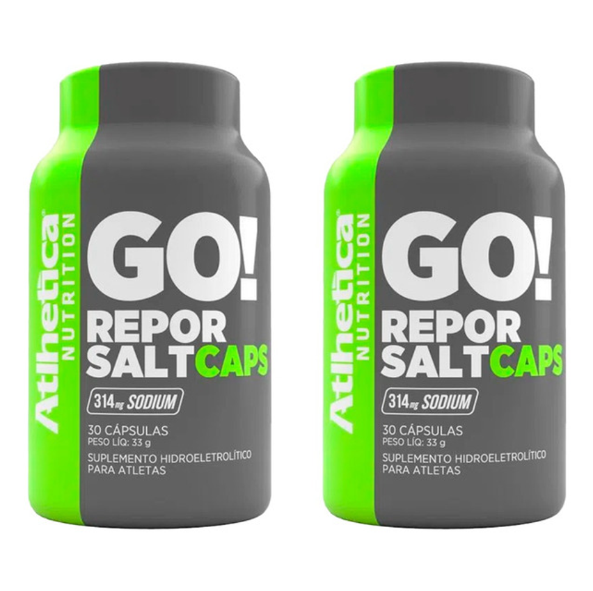Kit 2x Repor Salt Cápsulas De Sal Go! Endurance - Atlhetica 