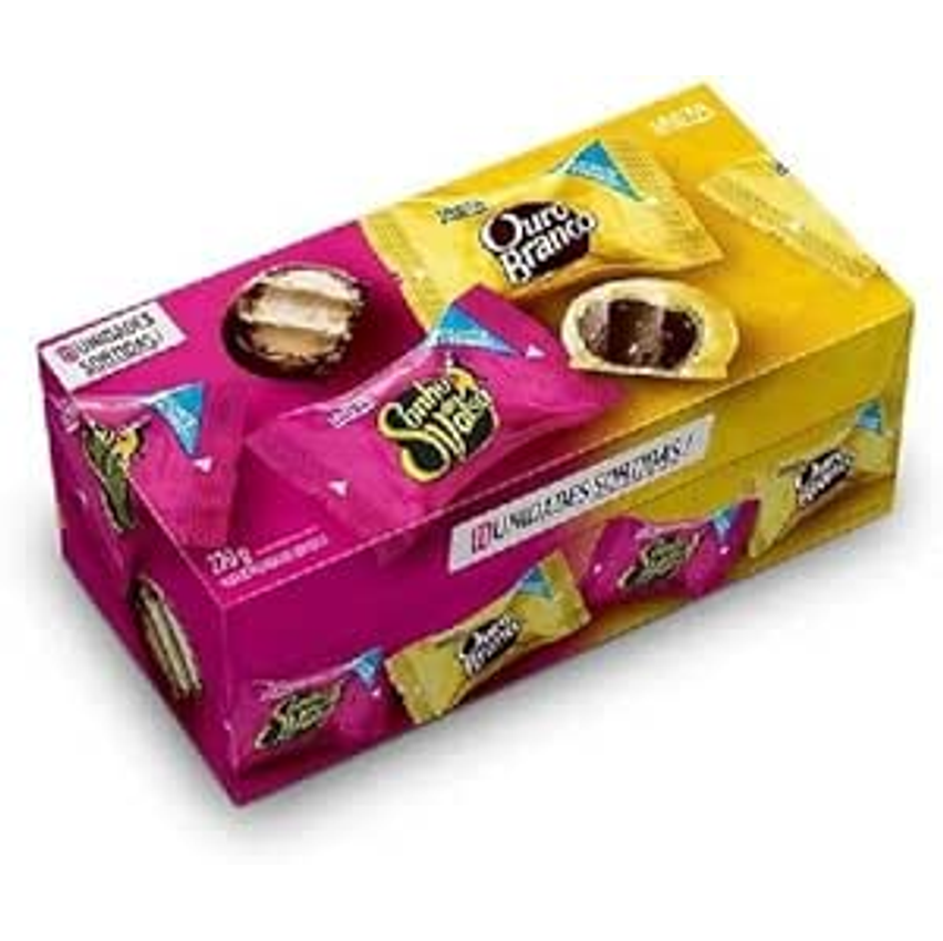Caixa Sonho de Valsa e Ouro Branco Sortidos 220g