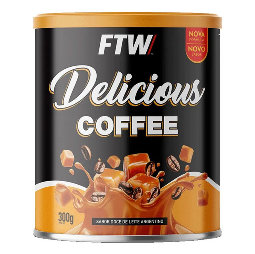 Delicious Coffee Lata 300g Sabor Doce De Leite Argentino - Ftw