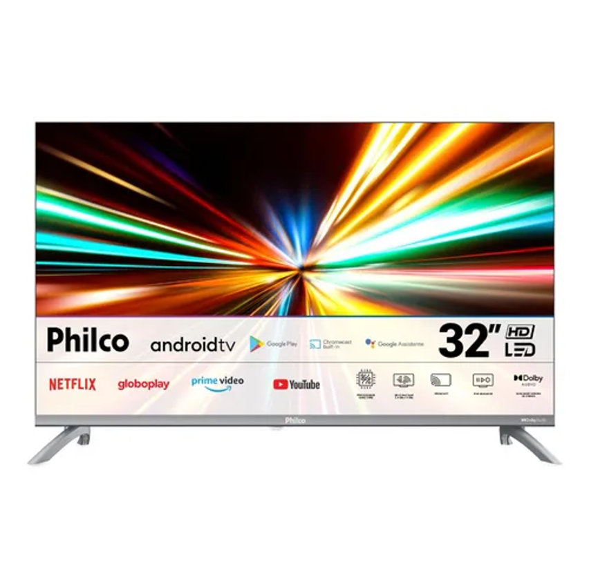 Smart Tv 32 Philco Ptv32m9gacgb Led Android Tv Dolby Audio