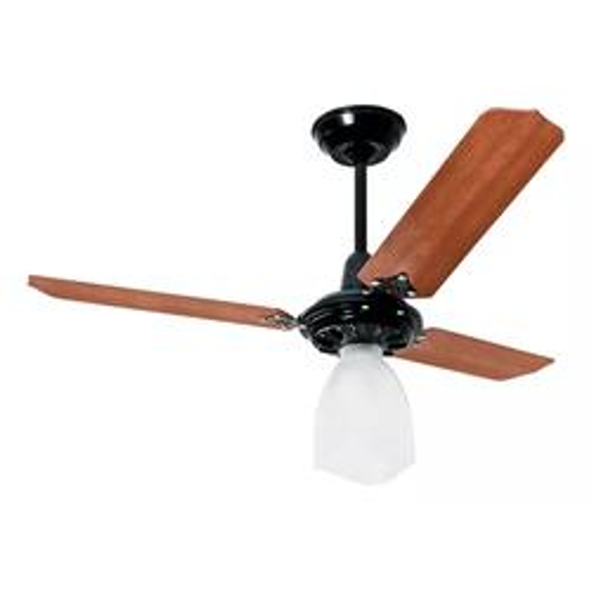 Ventilador De Teto Loren Sid Lumi M3 3 Pás Cor Mogno 127 v Cor da estrutura Preto 127V