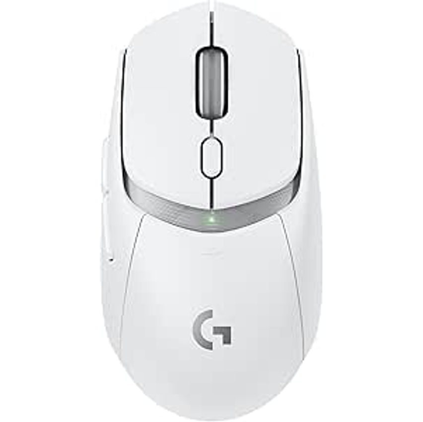 Mouse Gamer sem fio Logitech G309 LIGHTSPEED com Switches LIGHTFORCE, Sensor HERO 25K, 6 botões programáveis, Compatível com PC/macOS/Windows - Branco