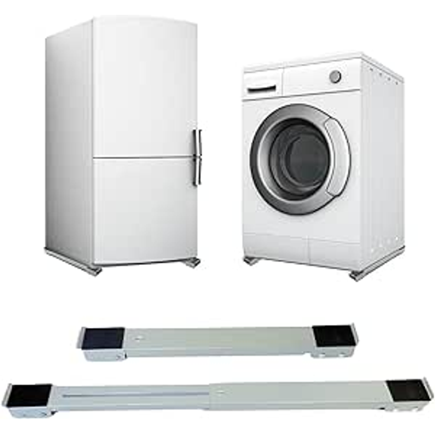 Suporte Com Rodinha, Geladeira, Fogão, Máquina De Lavar Roupa, Móveis, Base Ajustável, Reforçado, Avibes