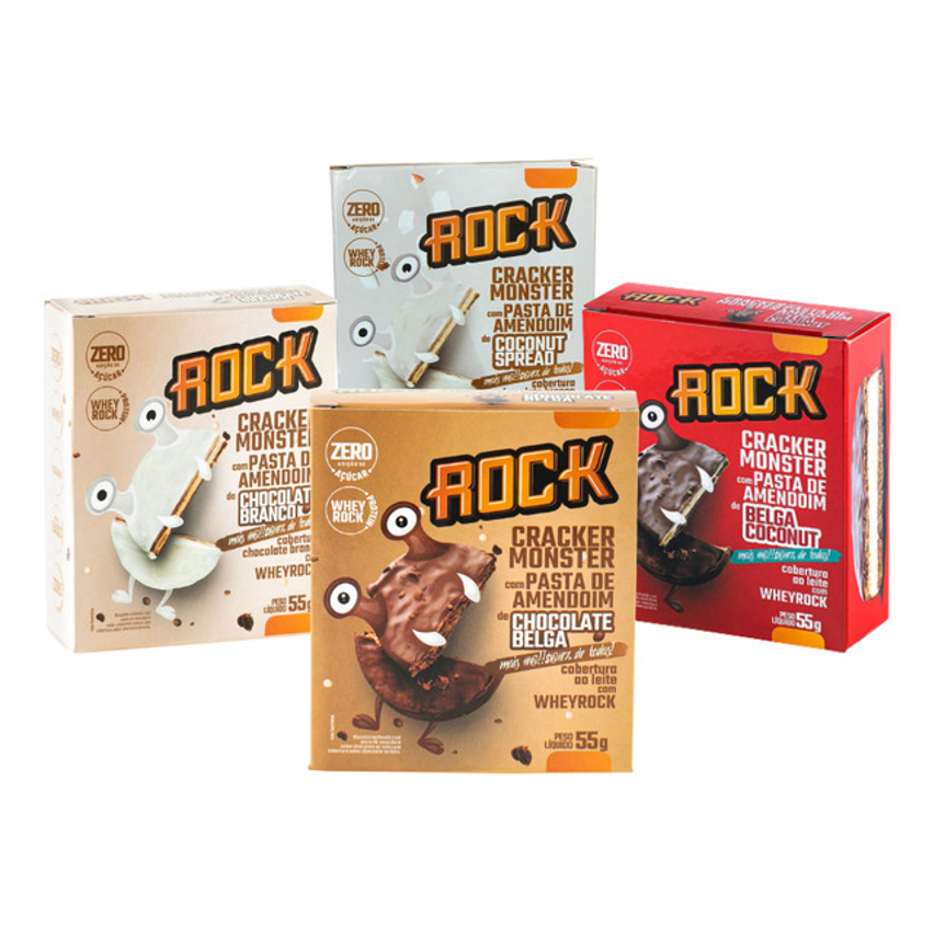Kit Degustação 4 Pasta De Amendoim Com Whey Protein - 220g