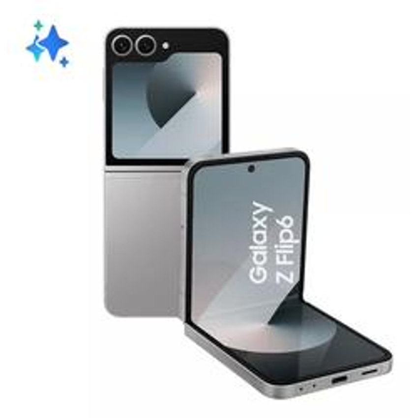 Smartphone Samsung Galaxy Z Flip6 5g, 256gb, 12gb Ram, Tela 6.7 , Câm. Dupla + Selfie 50mp, Galaxy Ai Cinza
