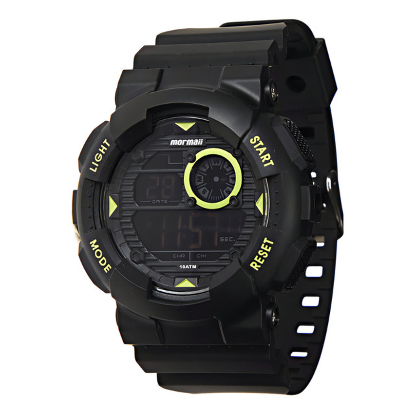 Relógio Masculino Digital Mormaii Mo3415c8v Verde Preto