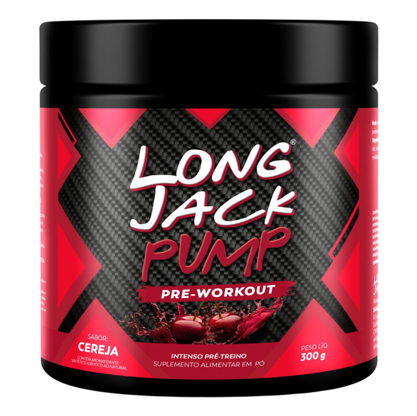 Long Jack Pump - Pré Treino Beta Alanina Cafeina Arginina
