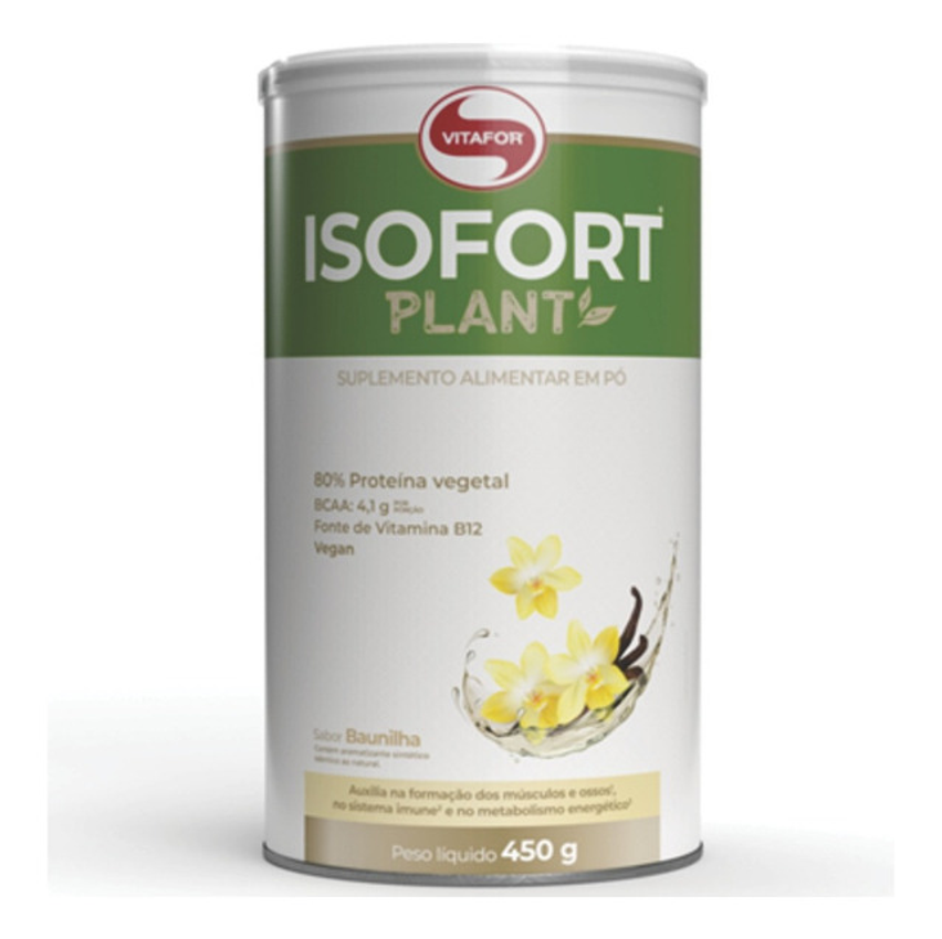Isofort Plant Baunilha 450g Vitafor