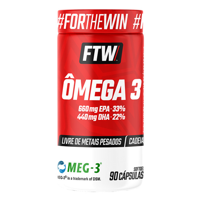 Ômega 3 Meg-3 Pote 90 Cápsulas - Ftw