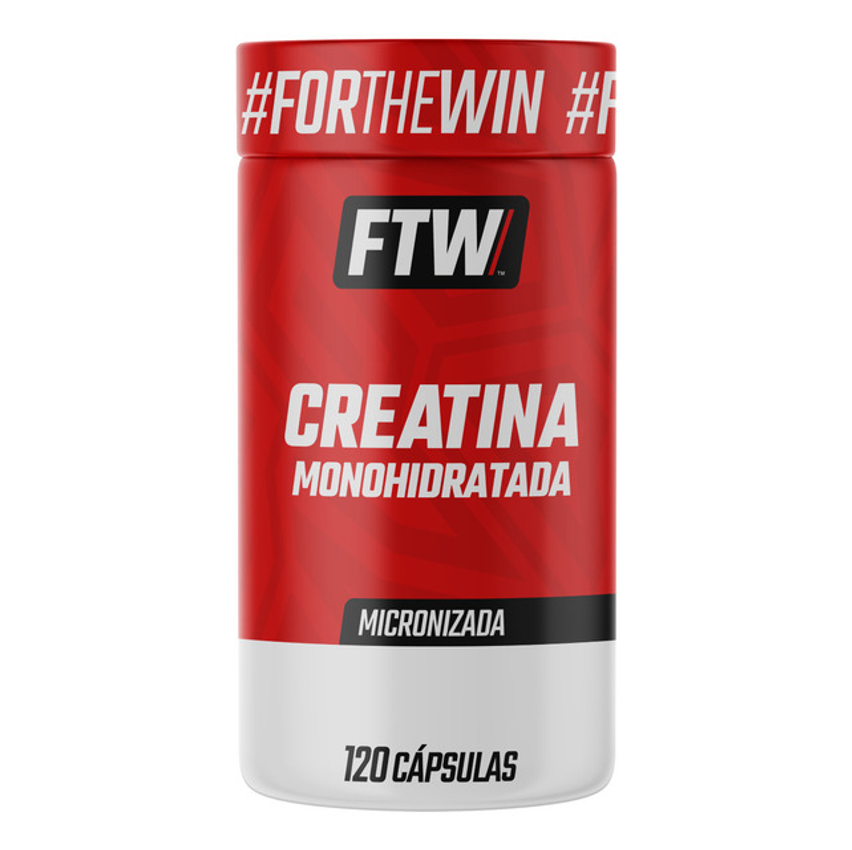 Creatina Monohidratada Micronizada Pote 120 Cápsulas - Ftw
