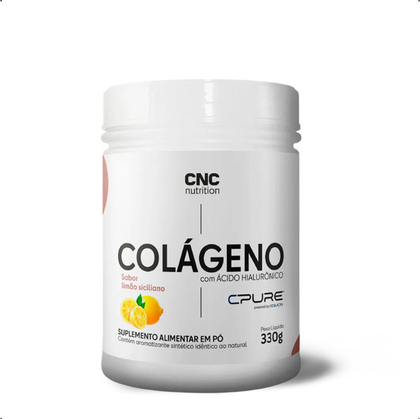 Colágeno Ácido Hialurônico Limão Siciliano 330g Cnc
