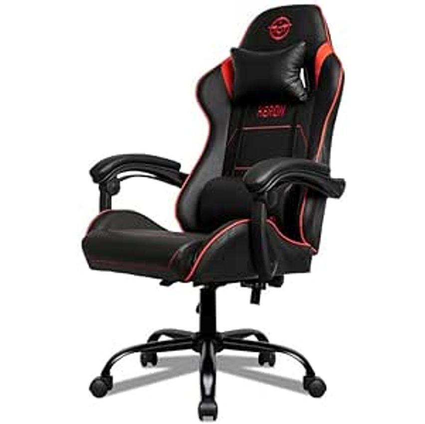 Cadeira Gamer Tgt Heron Tc, Preto E Vermelho, Tgt-hrtc-br02