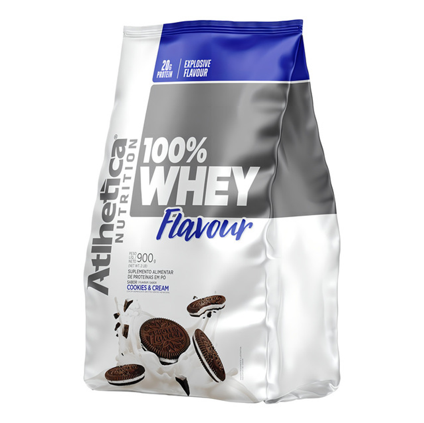 Suplemento En Pó Atlhetica Nutrition Proteínas Sabor Cookies And Cream X 900g