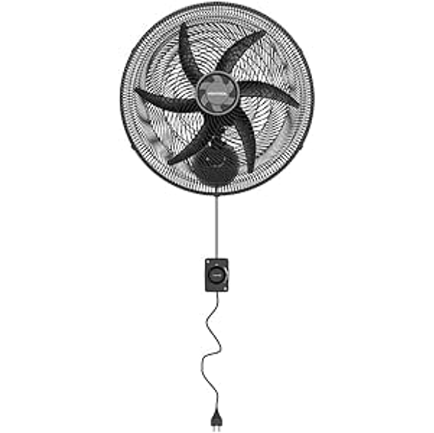 Ventisol Ventilador Osc Parede monta facil 50cm 6p preto 127V premium