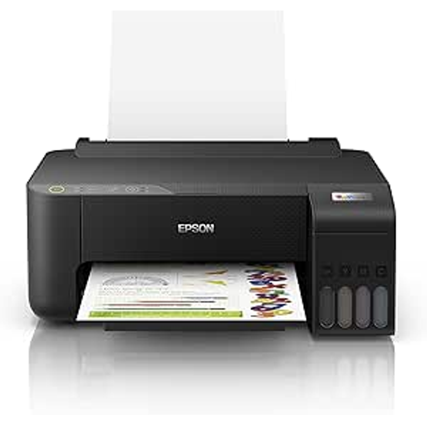 Impressora Epson EcoTank L1250 - Tanque de Tinta Colorida, Wi-Fi Direct, Comando de voz, Bivolt, Cor: Preto