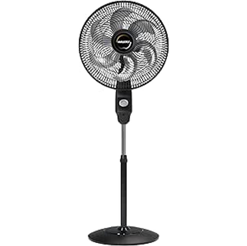 Ventilador Mallory Coluna Eolo Preto - Grafite 40 cm 127V