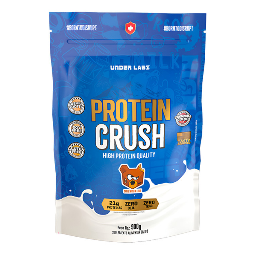 Protein Crush 900g Under Labz 100% Whey Protein Coenzima Q10