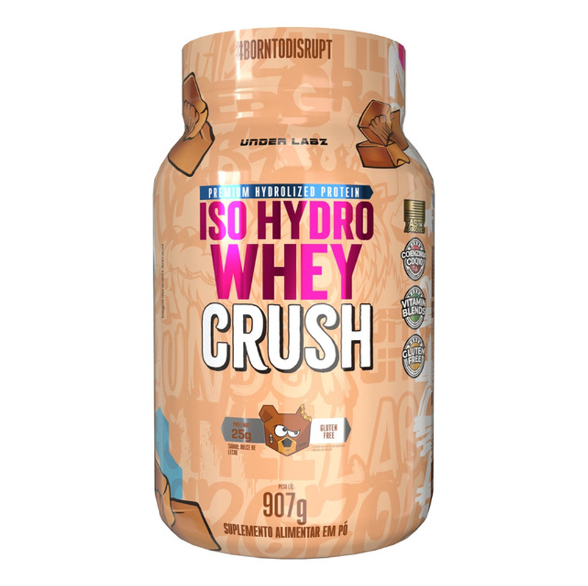Iso Hydro Whey Crush 907g Doce De Leite Under Labz Iso+hydro