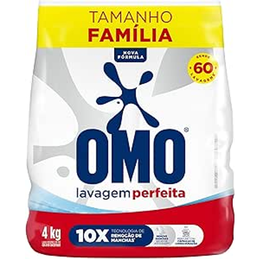 Omo Sabão em Pó Lavagem Perfeita 4Kg