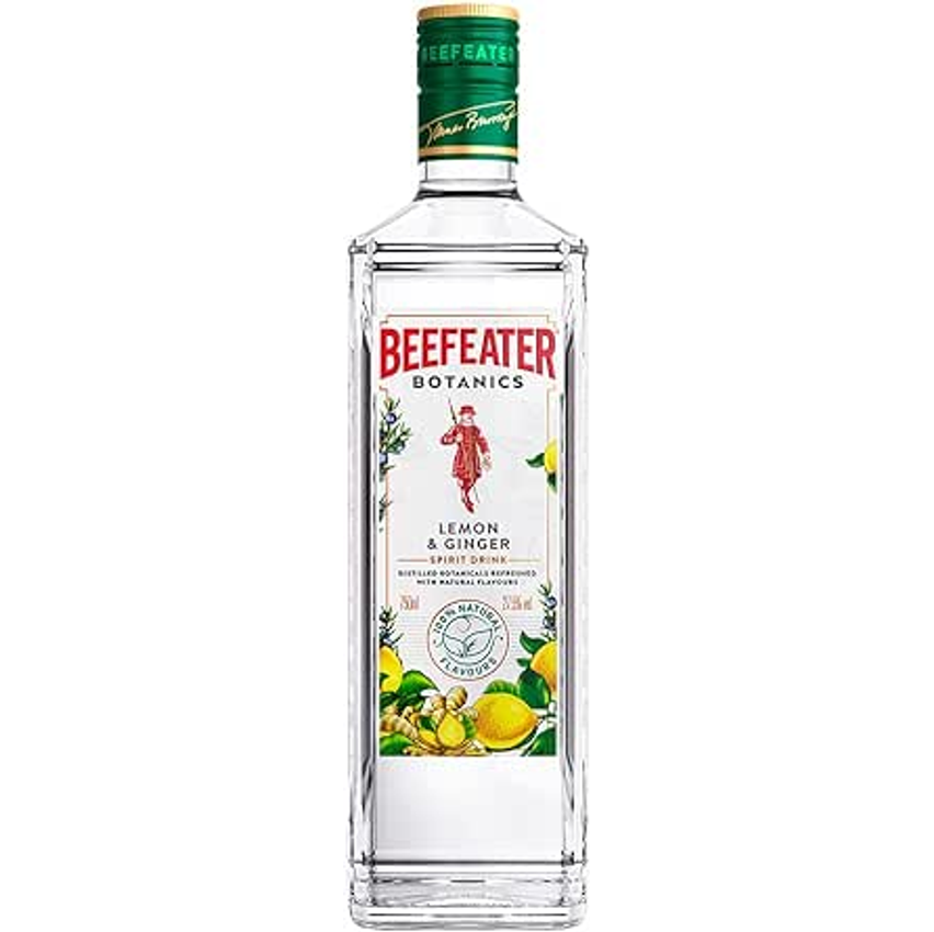 Beefeater Botanics Limão & Gengibre – 750 ml