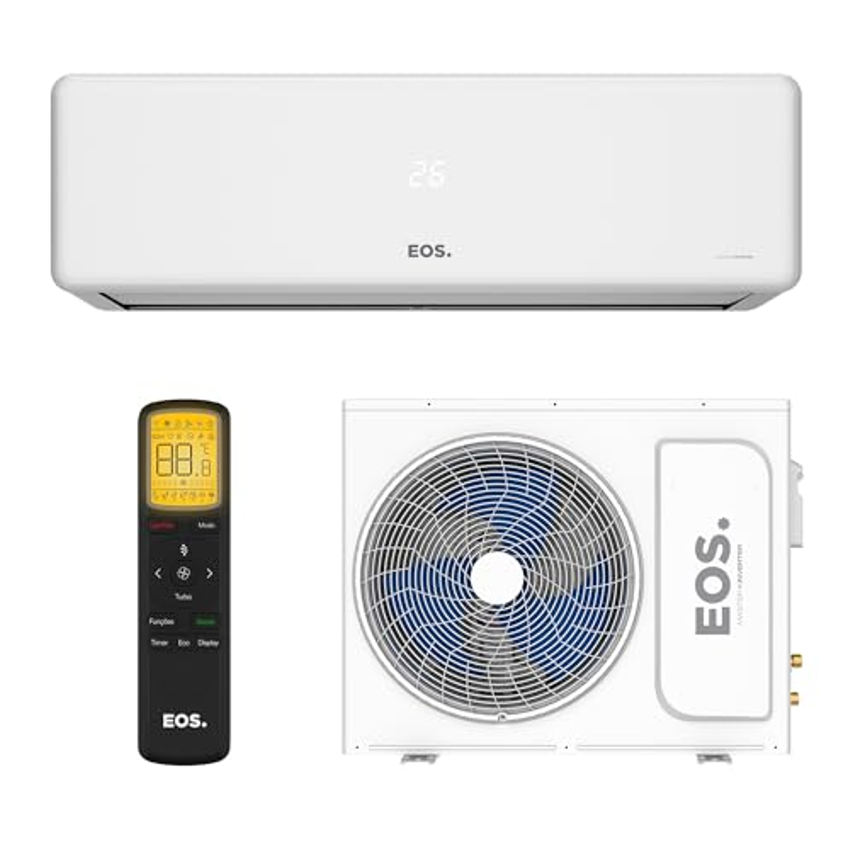Ar-Condicionado Split Inverter 12000 BTUs EOS Master Inverter High Wall Quente e Frio EASM12001IQI/EASM12001IQE 220V