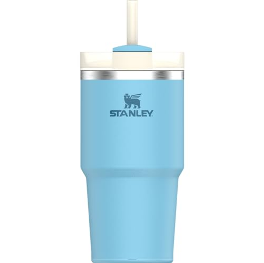 Stanley - Copo Quencher H2.0 FlowState 591ml - Copo de aço inoxidável com tampa, isolamento a vácuo, para água, chá gelado, café, smoothies e muito mais, Pool