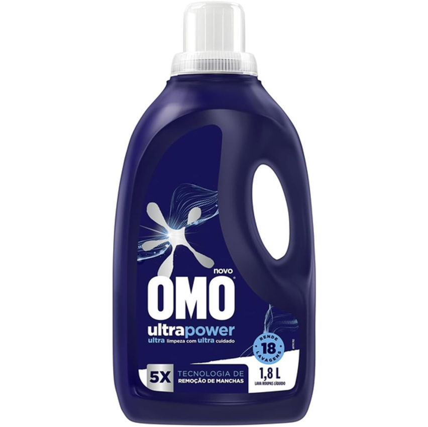 Omo Sabão Líquido Ultra Power 1,8 L