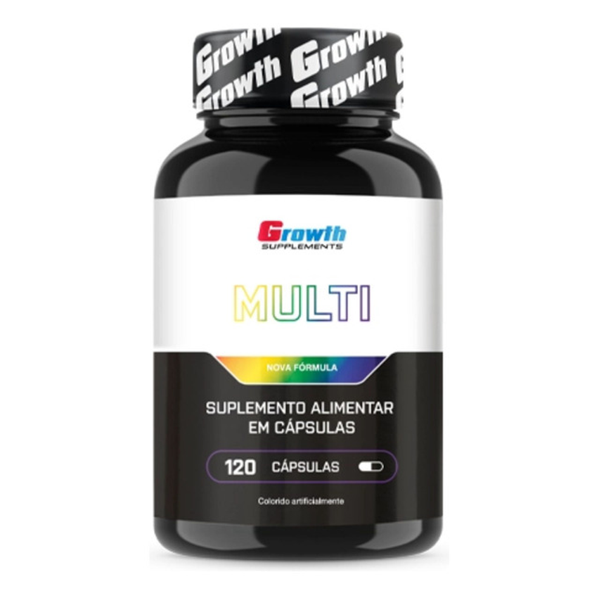 Multivitamínico Growth Supplements 120 Cáps - Nova Fórmula