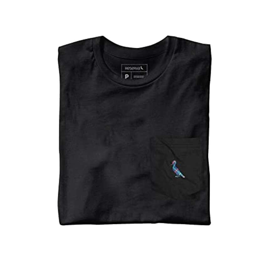 Camiseta Malha Variada Bolso Variado