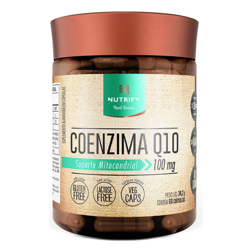 Coenzima Q10 100mg 60 Cápsulas Nutrify