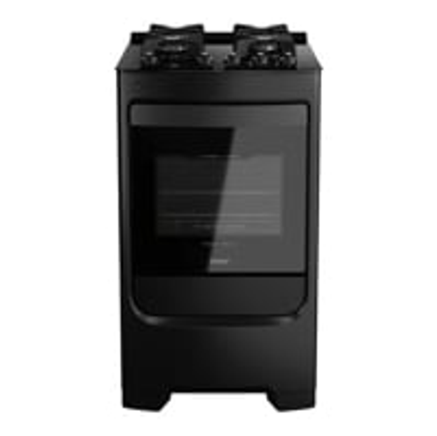 Fogão 4 Bocas Consul Mesa De Vidro Preto - Acendimento Automático Cfo4vbe