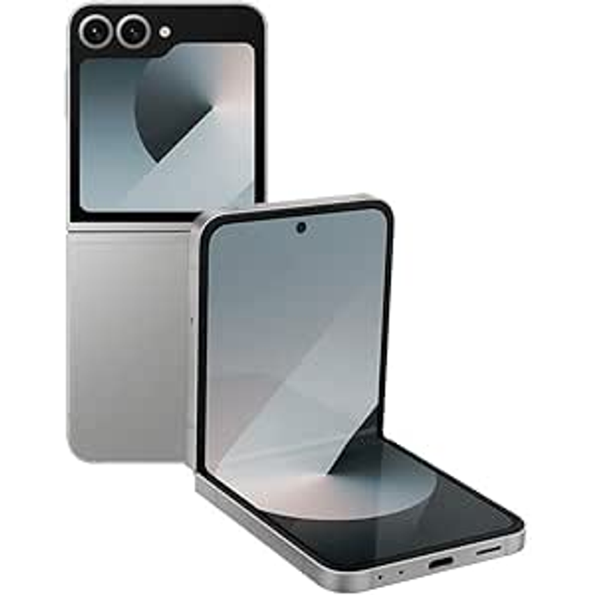 Samsung Smartphone Galaxy Z Flip6 5G, 256GB, 12GB RAM, Tela 6.7", Câm. Dupla + Selfie 50MP, Galaxy AI - Cinza