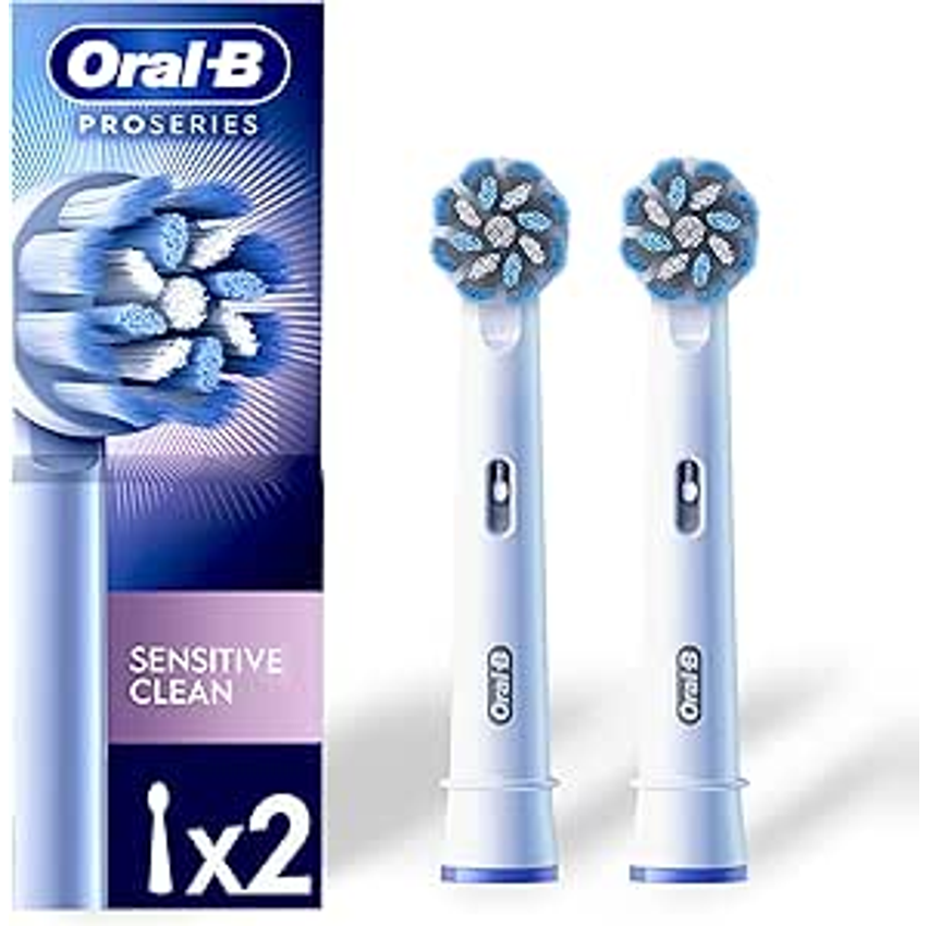Oral-B Sensitive Clean, Cabeça Redonda de Refil para Escova Elétrica, 2 Unidades