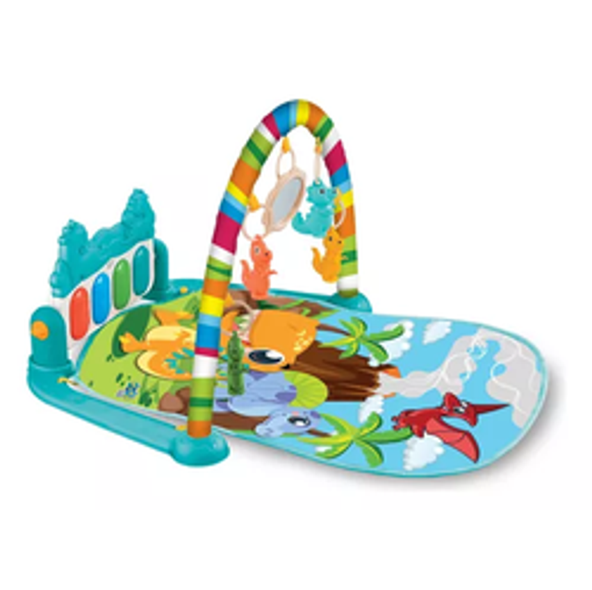 Maxi Baby Tapete De Atividades Para Bebê Piano Funny Dino