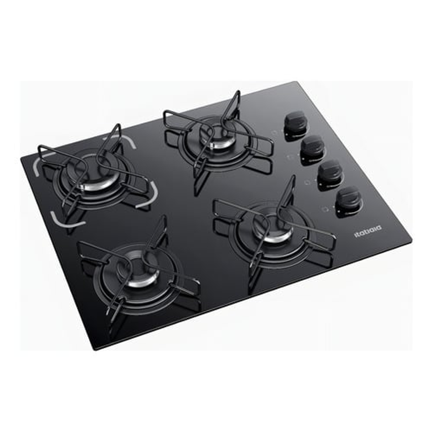 Cooktop Itatiaia Essencial 4 Bocas Preto 127V/220V