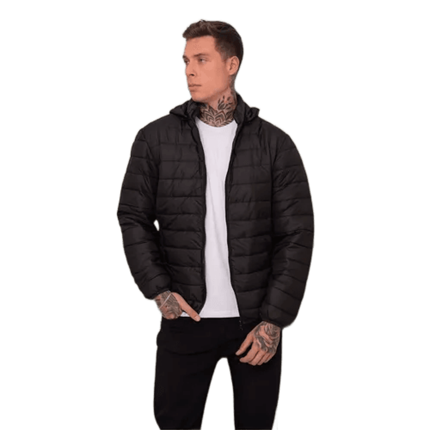Jaqueta Puffer De Frio Intenso Blusa Impermeável Inverno