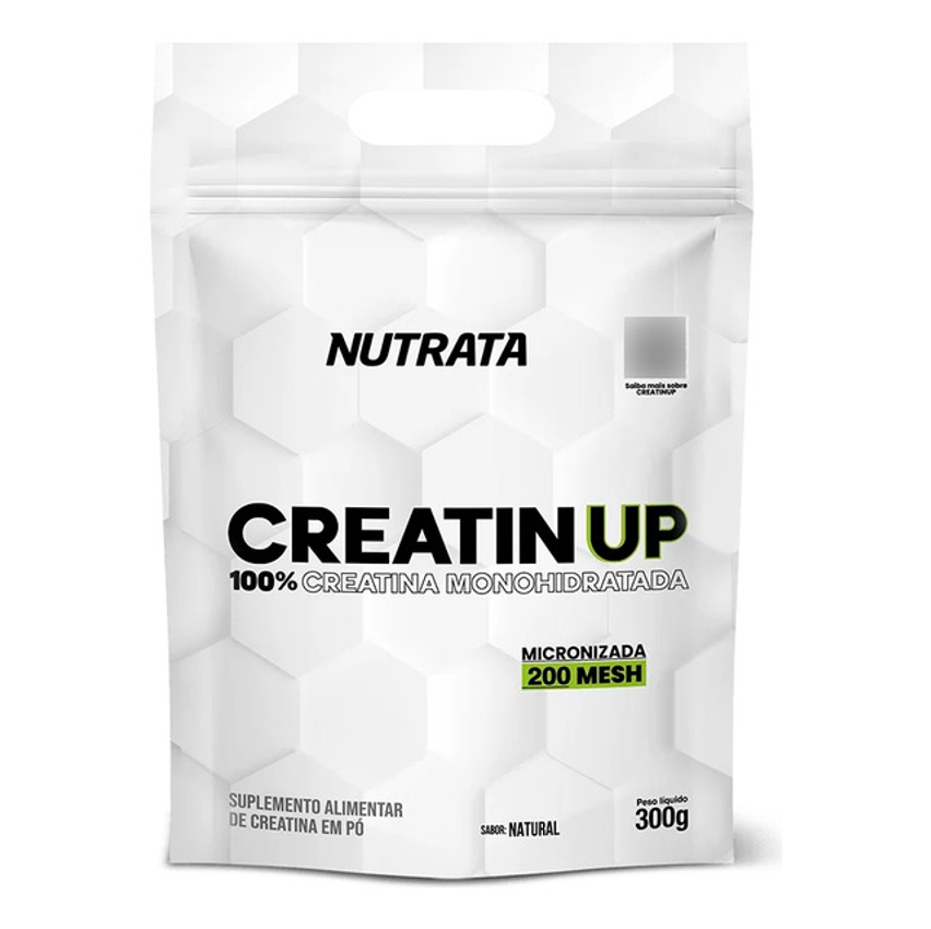 Creatina Pura 300g Nutrata Sabor Sem Sabor