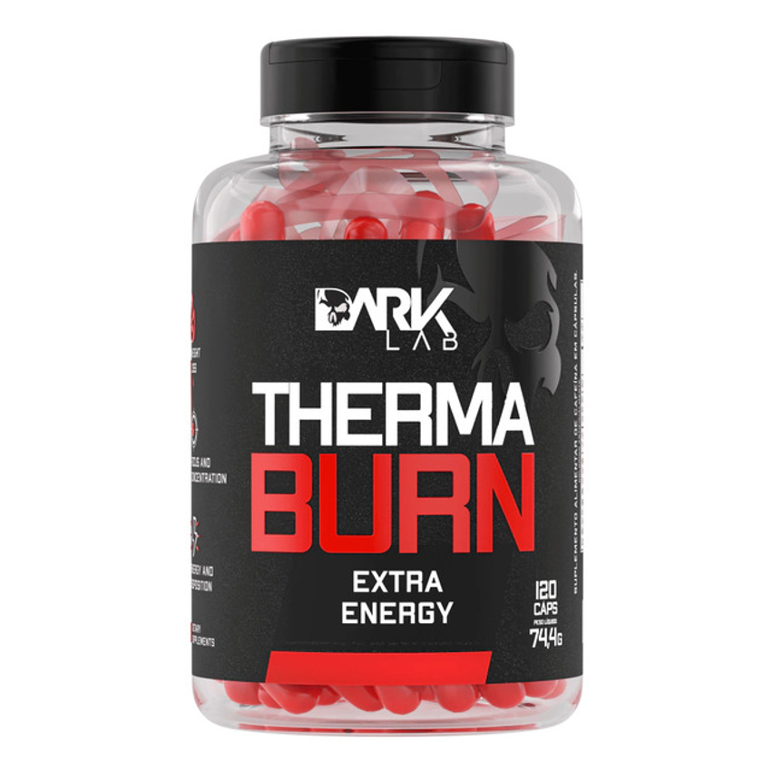 Termogênico Therma Burn 210mg De Cafeína 120 Caps Dark Lab Sabor Sem Sabor