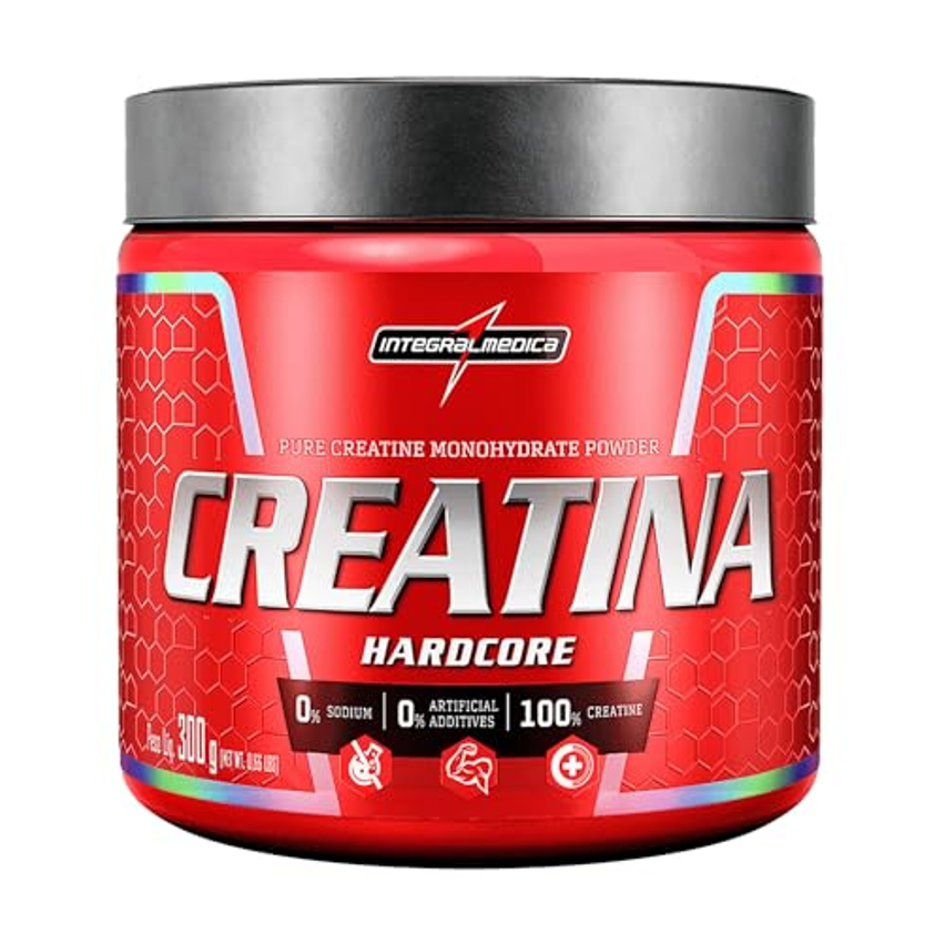Integralmedica - Creatina em Pó Hardcore 100% Pura e Monohidratada - 300g