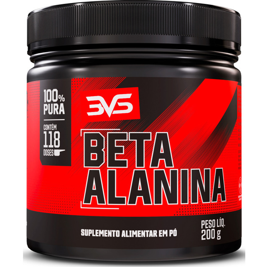 Beta Alanina 200g - Fórmula Avançada 100% Pura (117 Doses) - 3vs Nutrition