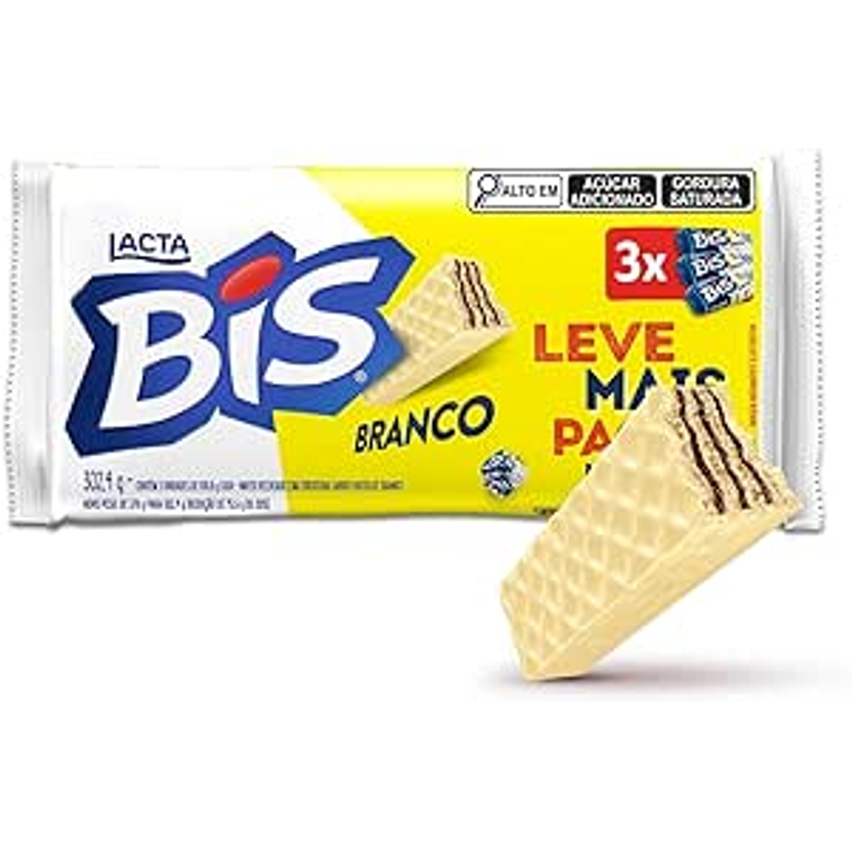 Bis Branco - Kit com 3 unidades de 100,8g