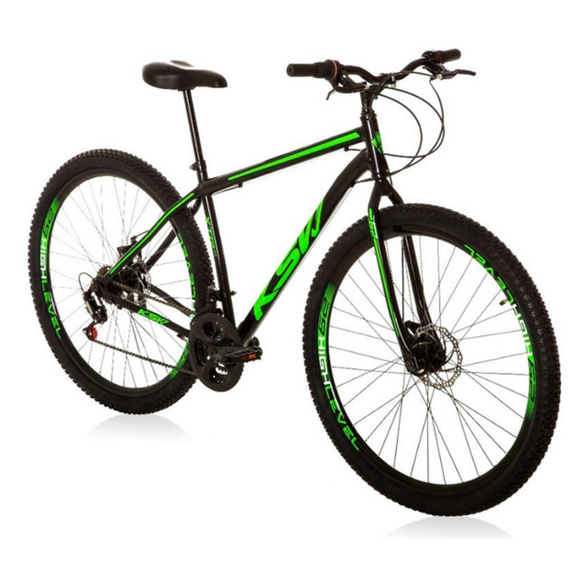 Bicicleta Aço Carbono Ksvj Aro 29 Freios A Disco 21 Vel