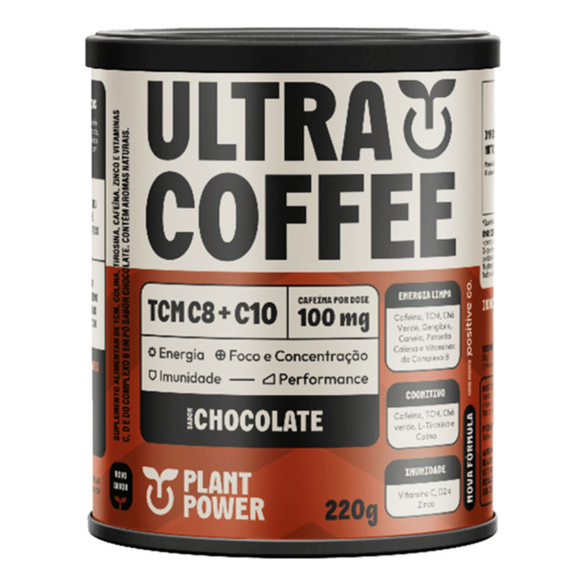 Ultra Coffee- Plant Power - Sabor Chocolate 220g